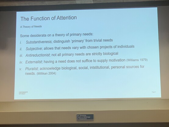 Some of what we need to consider when thinking about what counts a "primary need"