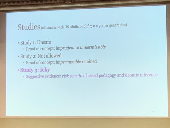 Overview of results/conclusions