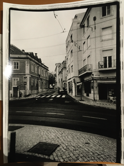printed photograph of Rua da Junqueira, Belém, Lisboa
