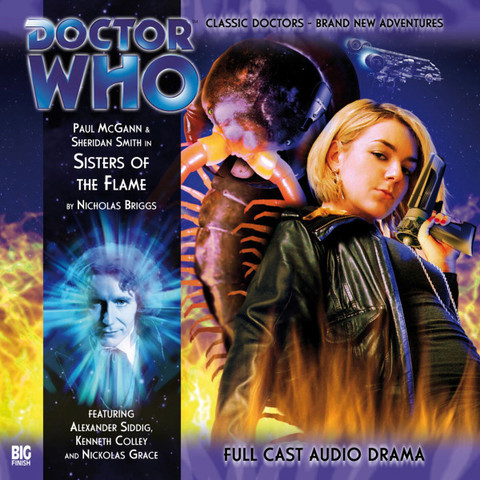 Cover art for Doctor Who: Sisters Of The Flame.