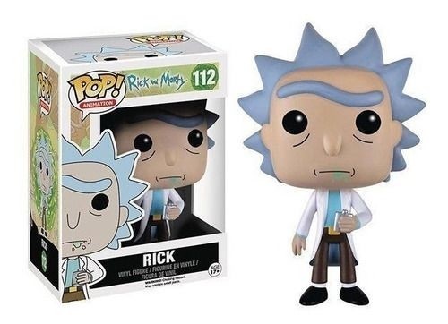 Rick Sanchez funko pop. it has funko pop eyes. this makes me hate funko pops more.