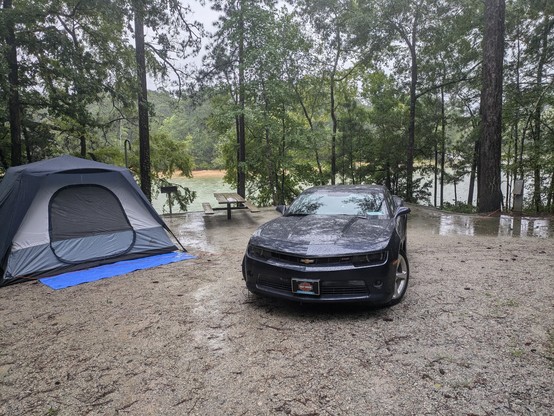 campsite in Georgia, USA