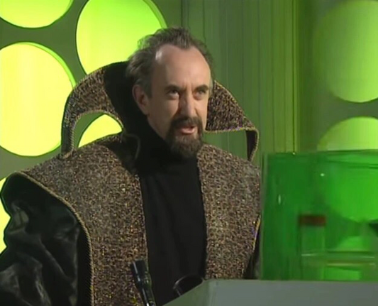 Jonathan Pryce as The Master in Children In Need’s Dr Who Special The Curse Of Fatal Death. 