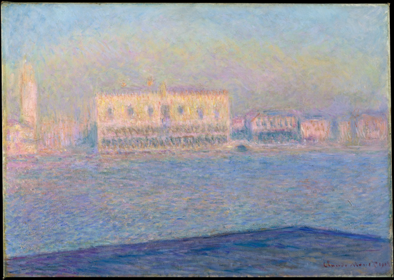 One of the six versions of Monet’s Doge’s Palace paintings at the Kunsthaus Zürich, Switzerland. 