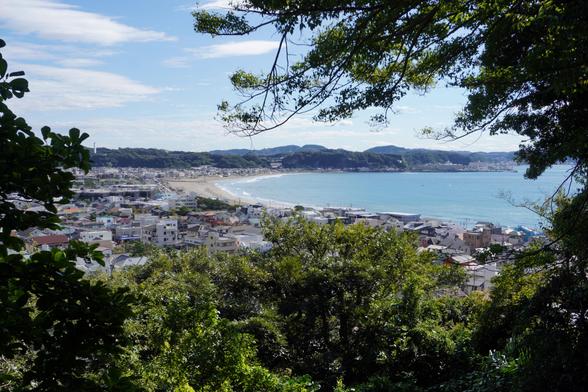 Blick vom Hase-dera-Tempel auf Kamakura