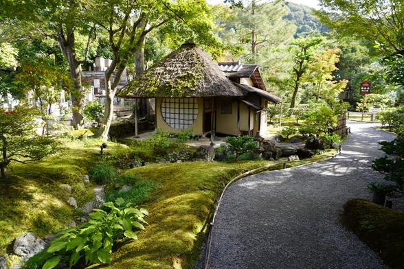 Hütte im Garten des Kodai-ji