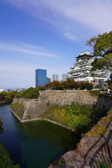 Burg Osaka mit Park