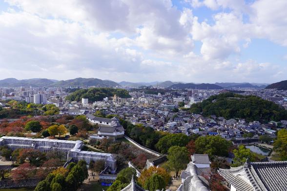Aussicht vom Burgfried nach Westen