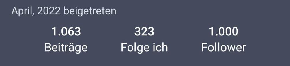 Screenshot: 1000 Follower