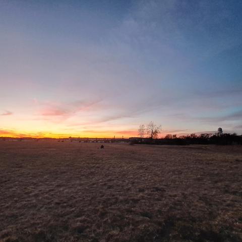 Sonnenuntergang Tempelhofer Feld